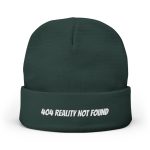 404 Reality Not Found - Embroidered Beanie - Image 9