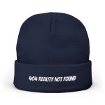 404 Reality Not Found - Embroidered Beanie - Image 13