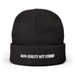 404 Reality Not Found - Embroidered Beanie - Image 5